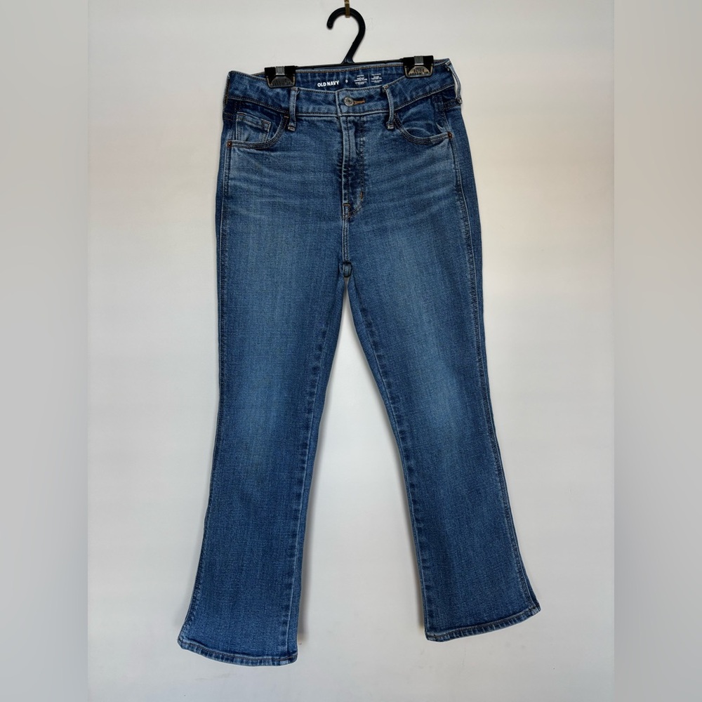 Old Navy Vintage Cropped Flare High-Rise Jeans